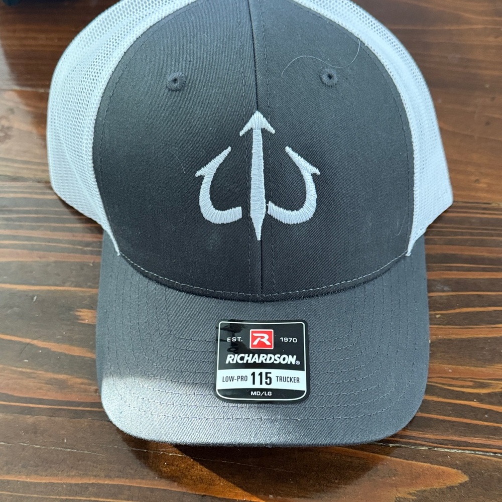 Richardson Gray and White Trucker Hat